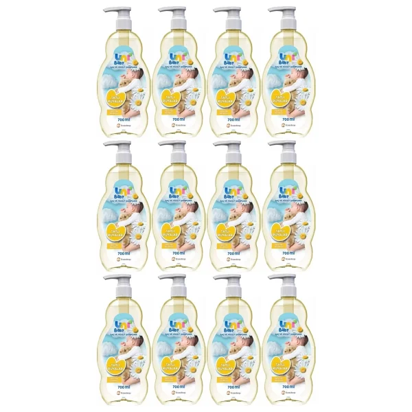 Uni Baby Tatlı Rüyalar Saç Ve Vücut Şampuanı 700 Ml 12 Adet - Görsel 3