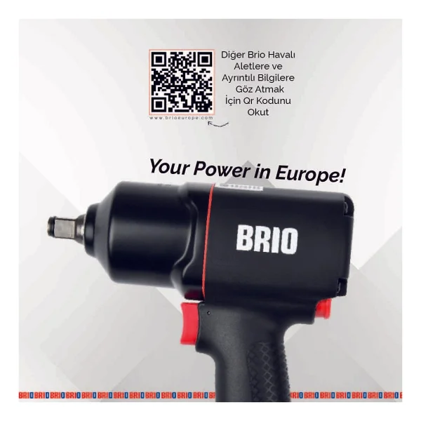 Brio 1404-Bp121400 1/2" Havalı Somun Sökme Makinesi - Görsel 5