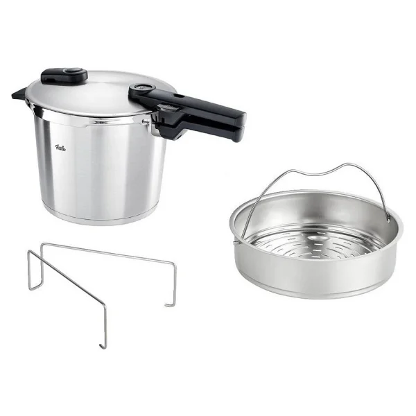 Fissler Vitaquick Satin Black 6 Lt Düdüklü Tencere - Görsel 5