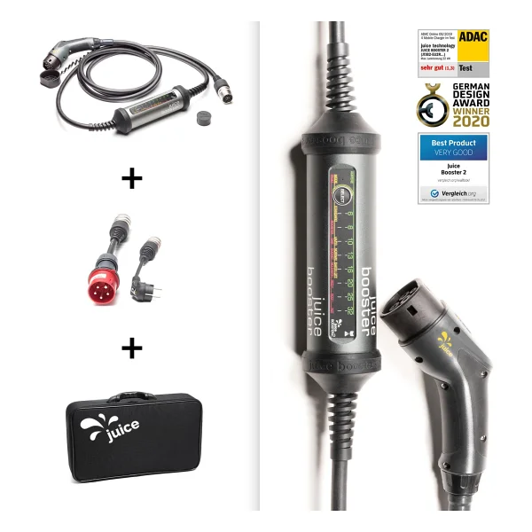 Juice Booster 2 Basic Set 22kw Elektrikli Araç Taşınabilir Şarj Istasyonu - Görsel 2