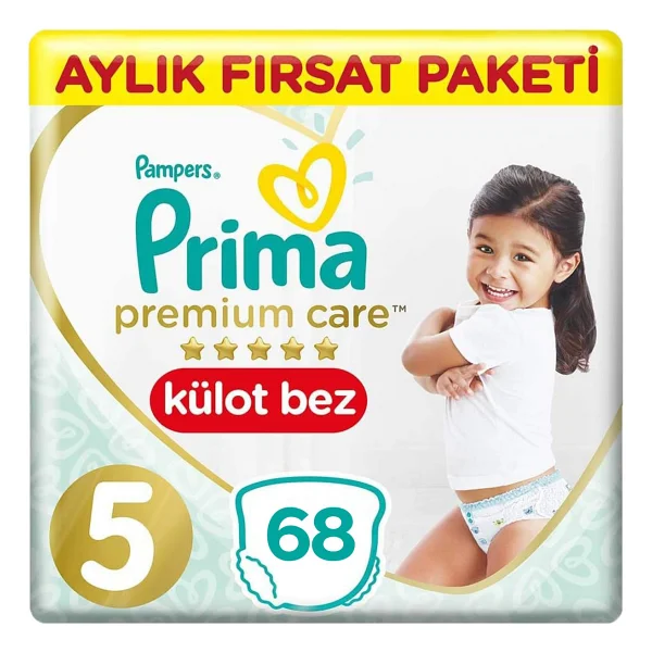 Prima Premium Care 5 Numara Junior 34'lü 2 Adet Külot Bez - Görsel 8