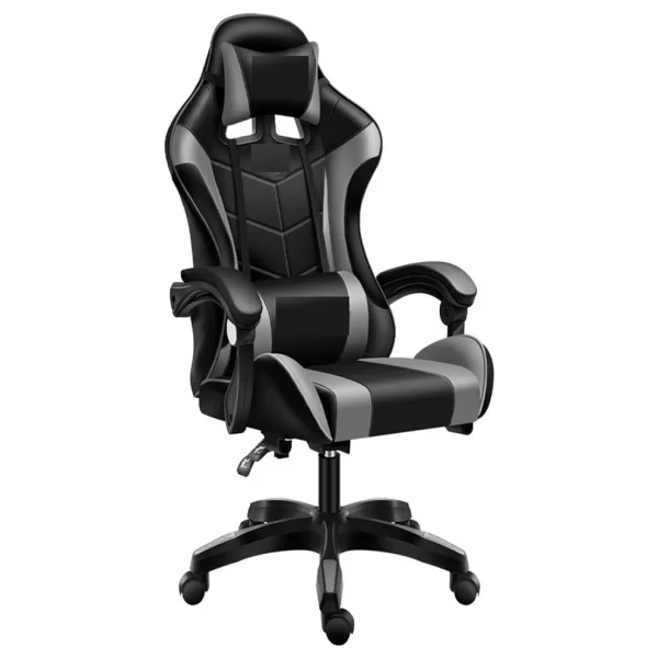 Reidan Gri Desen Profesyonel Oyuncu Koltuğu Gaming Kol Ayarlı Yönetici Ofis Koltuğu Sandalyesi - 0315 Gri - Görsel 6