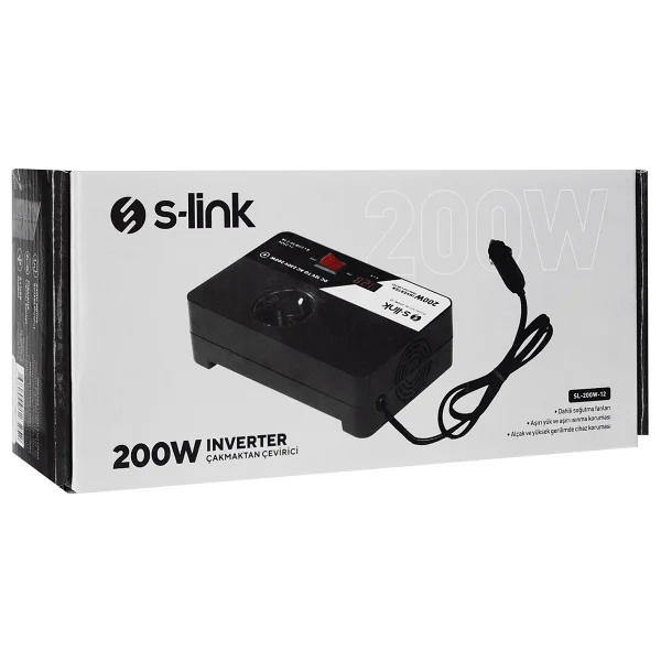S-Link Sl-200w 12 V 200 W İnverter - Görsel 4