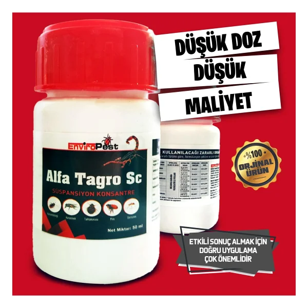 Enviropest Alfa Tagro Haşere Ilacı Akrep, Pire, Tahta Kurusu Kokusuz - Görsel 5