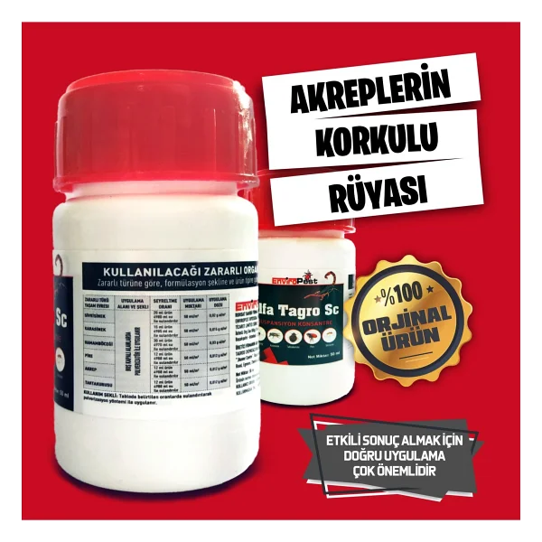 Enviropest Alfa Tagro Haşere Ilacı Akrep, Pire, Tahta Kurusu Kokusuz - Görsel 6