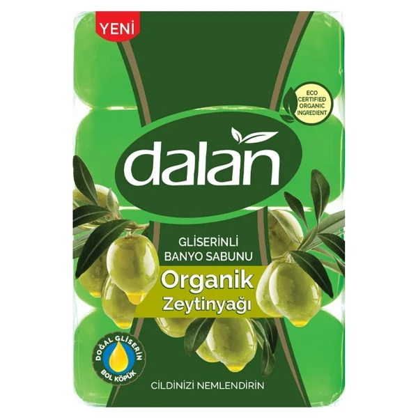 Dalan Gliserinli Organik Zeytinyağlı 4x150 Gr Banyo Sabunu - Görsel 2