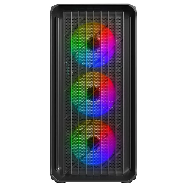 Gamebooster GB-G205bb Rainbow Fanlı Siyah Atx Oyuncu Kasası - Görsel 2
