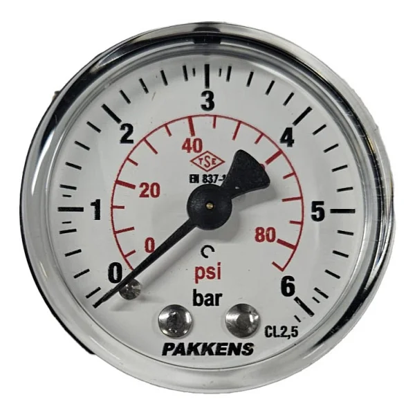Pakkens Çap 50 Arkadan Kuru Manometre - Pakkens - 16 Bar - Görsel 4