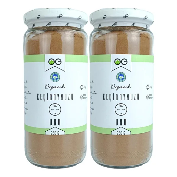 Og Natural 2'li Organik Keçiboynuzu Unu 250 Gr - Görsel 2