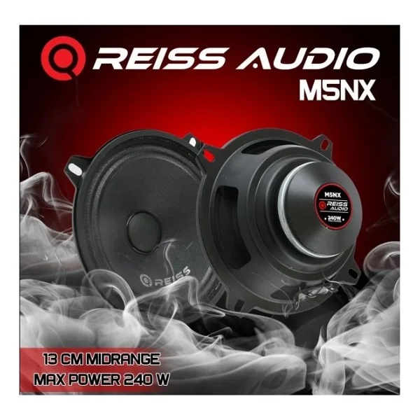 Reiss Audio Rs-M5nx 480 W 13 Cm Midrange Oto Hoparlör - Görsel 2