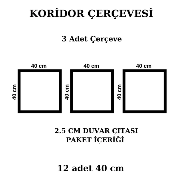 Diecor Dekoratif Boyanabilir Antre Ve Koridor Çerçevesi, Duvar Çıtası - Görsel 2