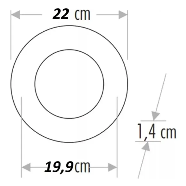 Cata Ct-5169 Slim 18 W Beyaz Işık LED Panel Armatür 2 Adet - Görsel 2