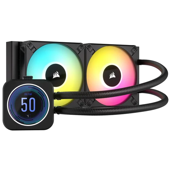 Corsair İcue H100i Elite Lcd Xt Cw-9060074-Ww 240 Mm İşlemci Sıvı Soğutucu - Görsel 6