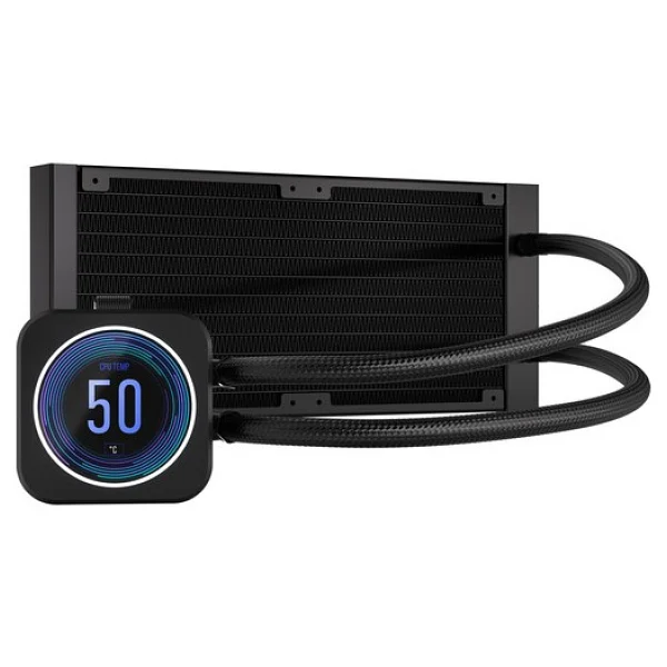 Corsair İcue H100i Elite Lcd Xt Cw-9060074-Ww 240 Mm İşlemci Sıvı Soğutucu - Görsel 2