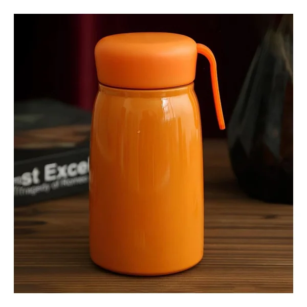 Weather Forecast Turuncu 304 Çelik 380 Ml Bebek Mama Saklama Termosu Mug Cın494tr - Görsel 4