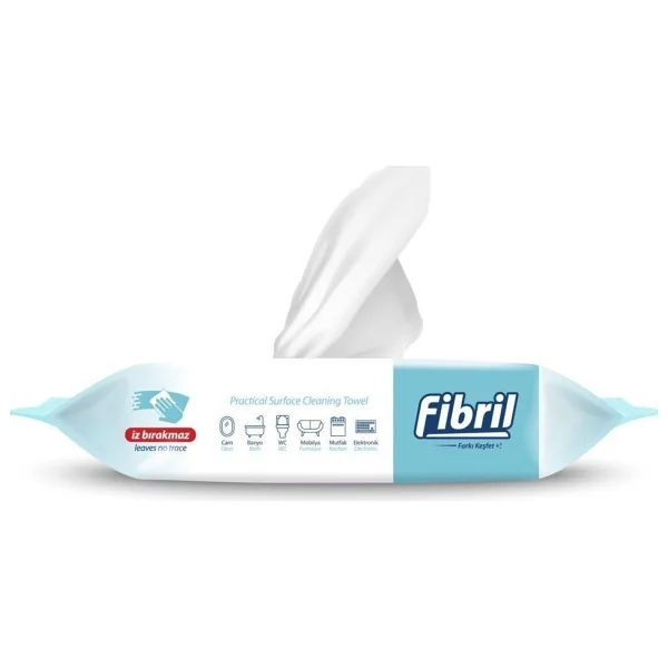 Fibril Beyaz Sabun Kokulu Yüzey Temizlik Havlusu XL 50 Yaprak 24'lü - Görsel 2