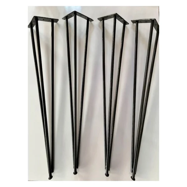 Çetinel Metal 73 Cm Uzunlukta Siyah Metal Masa Ayağı Modern Tasarım 4 Adet - Görsel 4