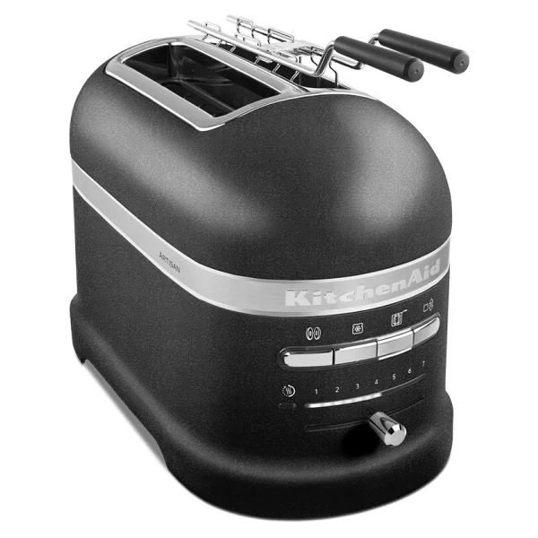 Kitchenaid Artisan 5kmt2204ebk Cast Iron Black 2 Dilim Ekmek Kızartma Makinesi - Görsel 2
