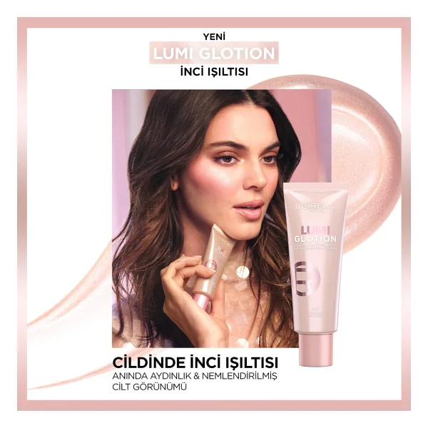 L'oreal Paris Glotion All In One Doğal Işıltı Veren 903 Medium Glow Likit Highlighter - Görsel 2