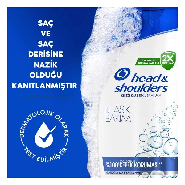 Head & Shoulders Klasik Bakım 750 ml Kepek Şampuanı - Görsel 7