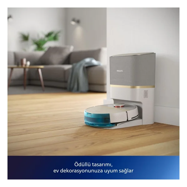 Philips Homerun 7000 Serisi Aqua Xu7100 Çöp İstasyonlu Akıllı Robot Süpürge - Görsel 8