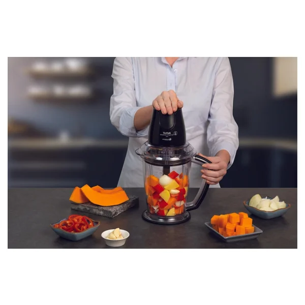 Tefal Masterchop Powelix Maxi XXL 500 W 4 Bıçaklı Doğrayıcı Siyah - Görsel 5