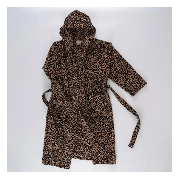 Soley Panthera Leopar Desenli Bornoz - Görsel 5