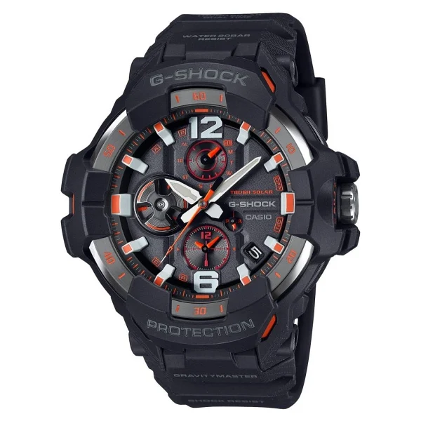 Casio G-Shock Master Of G-Air Gravitymaster Gr-B300-1a4dr Siyah-Turuncu Erkek Kol Saati - Görsel 2