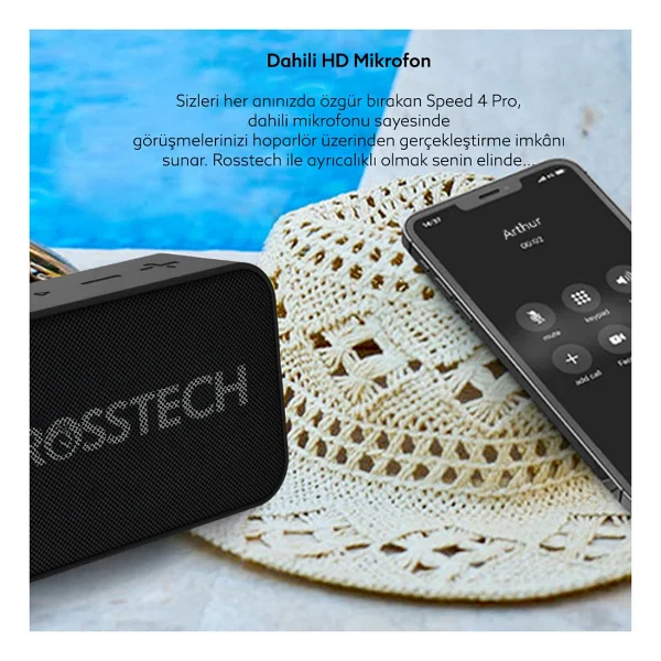 Rosstech Soundparty Speed 4 Pro Bluetooth Hoparlör - Görsel 6