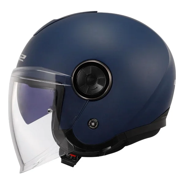 Ls2 Classy Mat Navy Mavi Açık Motor Kaskı - Görsel 2