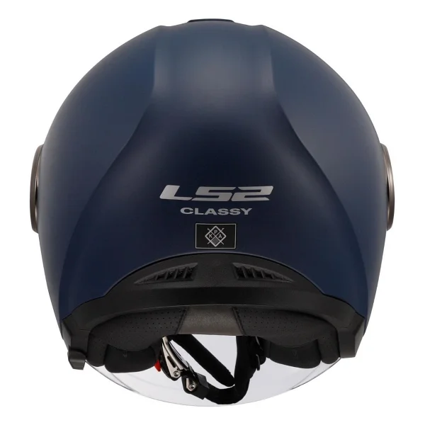 Ls2 Classy Mat Navy Mavi Açık Motor Kaskı - Görsel 3