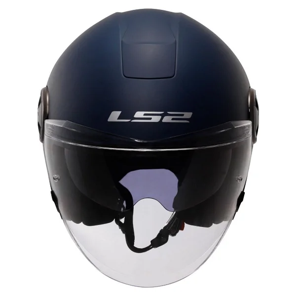 Ls2 Classy Mat Navy Mavi Açık Motor Kaskı - Görsel 4