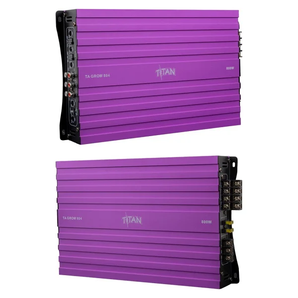 Magicvoice Titan804 4 Kanal Max 1600 Watt Oto Amfi - Oto Anfi - Görsel 2