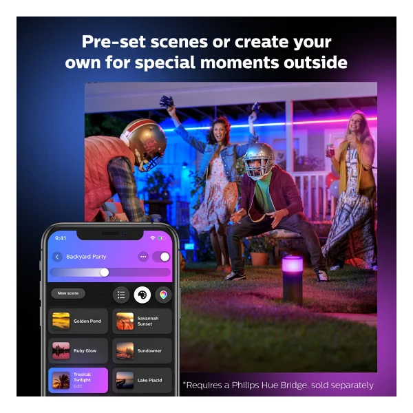 Philips Hue Lightstrip Outdoor 5 M RGB Şerit LED - Görsel 5