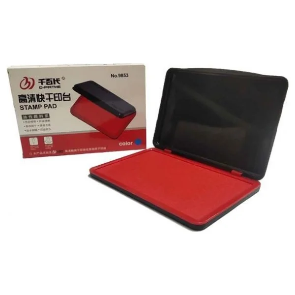 Mühürcüm Stampa Mürekkep Baskı Pedi Kırmızı Büyük Boy 161cmx101mm R5824qb-K - Görsel 2