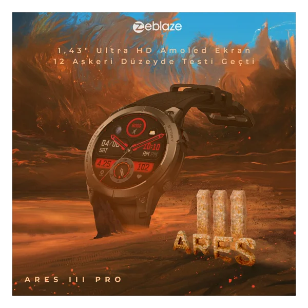 Zeblaze Ares 3 Pro Akıllı Saat - Görsel 4
