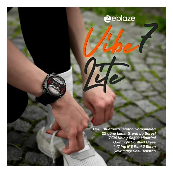 Zeblaze Vibe 7 Lite Siyah Akıllı Saat - Görsel 6