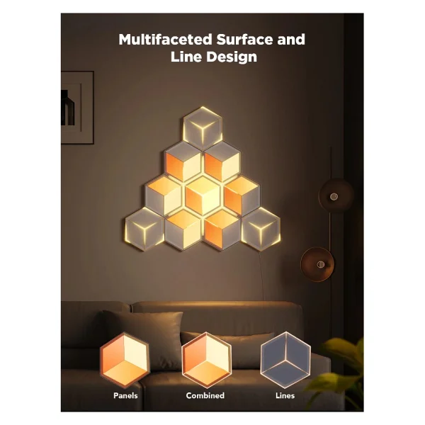 Govee Glide Hexa Ultra LED Aydınlatma - Görsel 3