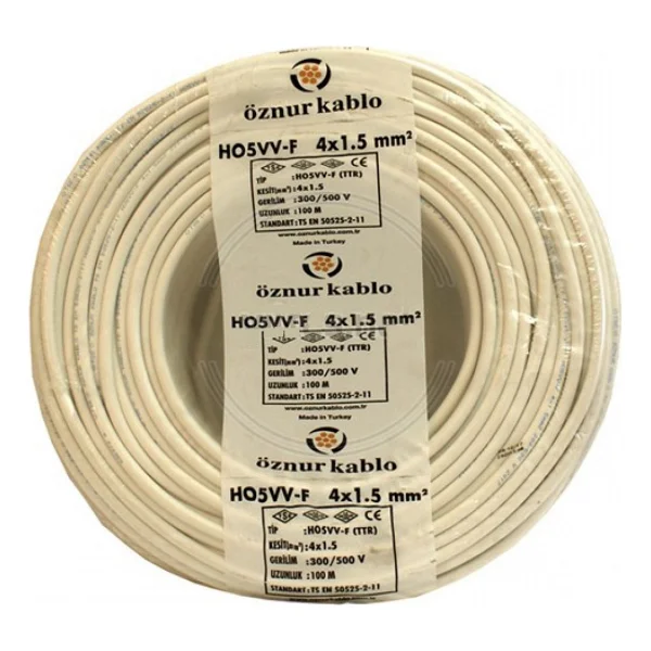 Öznur Ttr Kablo 4x1,5 Mm2 - Görsel 2