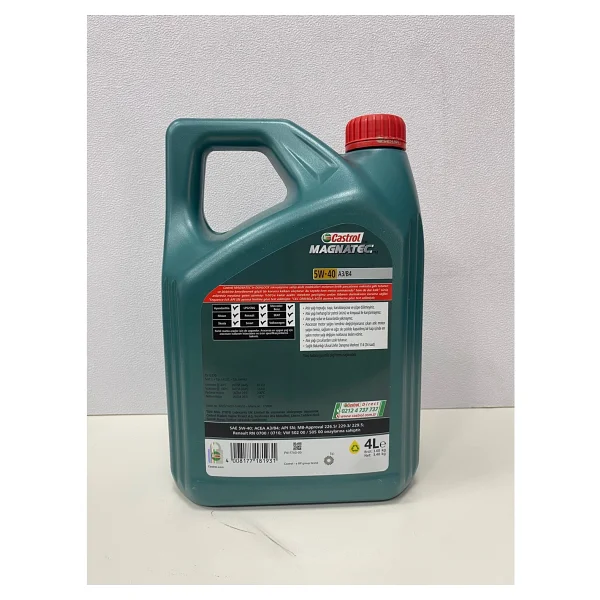 Castrol Magnatec 5w-40 A3/B4 4 Lt Motor Yağı - Görsel 2