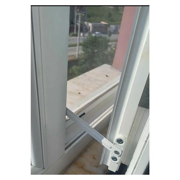 Huzuraks Vasistas Pencere Kilidi Pvc Pimapen Kapı Pencere Gizli Çocuk Emniyet Kilidi Anahtarsız 13cm 1adet - Beyaz - Görsel 6