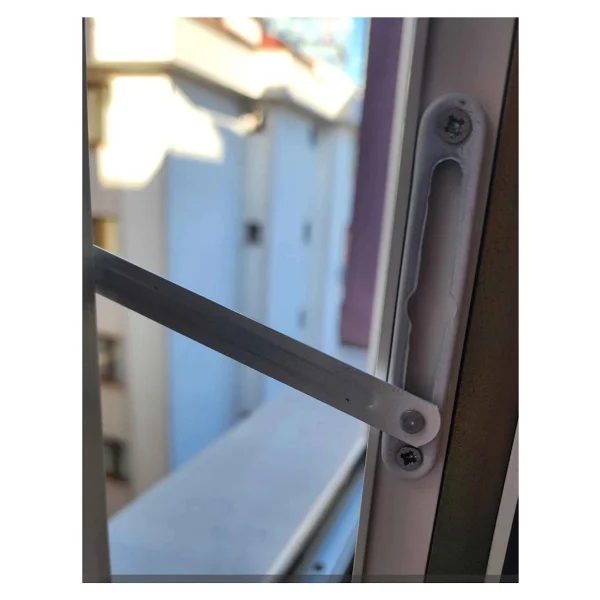 Huzuraks Vasistas Pencere Kilidi Pvc Pimapen Kapı Pencere Gizli Çocuk Emniyet Kilidi Anahtarsız 13cm 1adet - Beyaz - Görsel 4