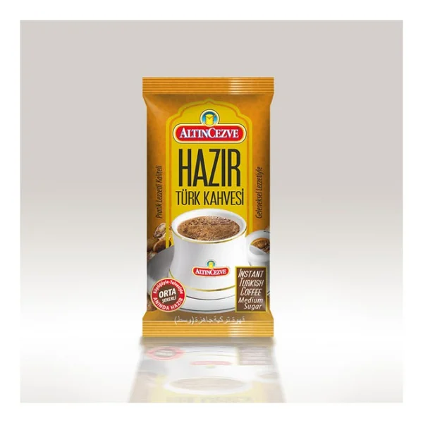 Altıncezve Hazır Türk Kahvesi Orta Şekerli (20 Adet X 9 Gr) 5li Paket - Görsel 3