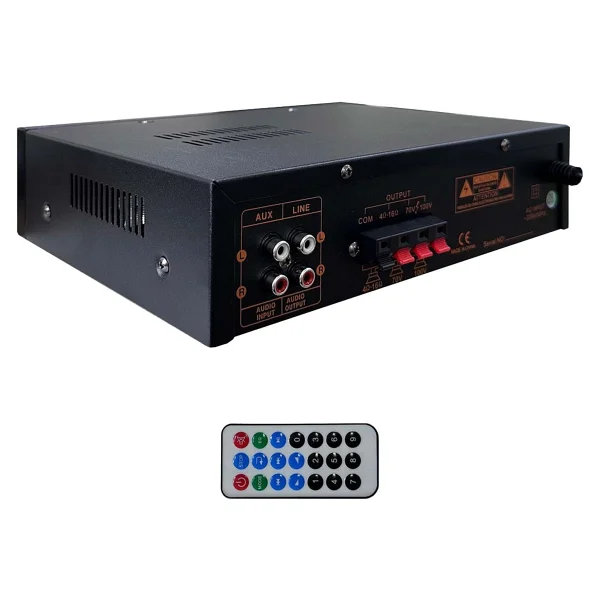 Hepa Merz Lv-200 100v Trafolu Ve 4-16 Ohm Mixer Amfi 200w Anfi Bluetooth USB - Görsel 3