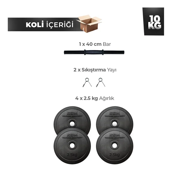10 Kg Dambıl Seti - Görsel 2