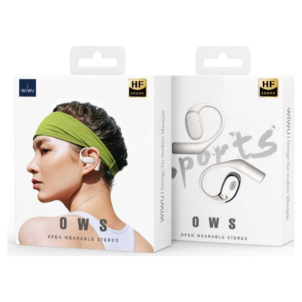 Wiwu O300 Openbuds TWS Beyaz Kulak İçi Bluetooth Kulaklık - Görsel 4