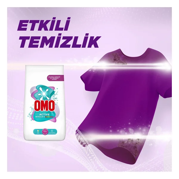 Omo Active Beyazlar Ve Renkliler İçin 9 Kg Toz Deterjan - Görsel 3