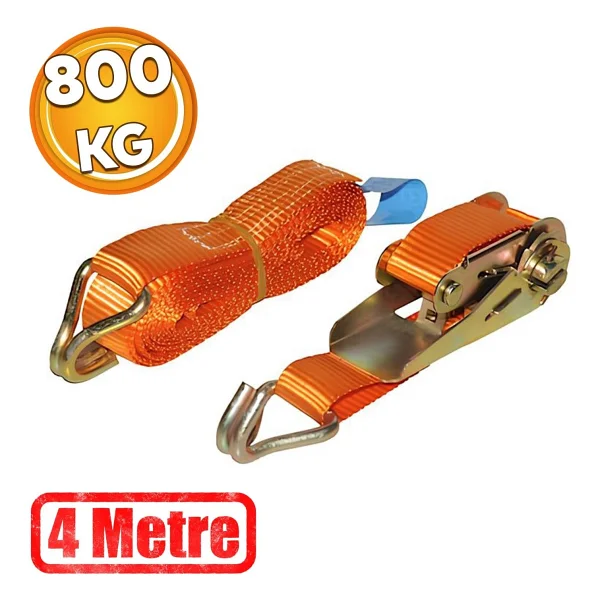 Spanzet Yük Gerdirme Eşya Sabitleme Halatı Cırcırlı Gırgır 800 Kg 4 Metre Sg27-4 Ratchet Strap - Görsel 5