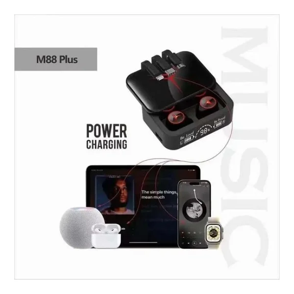 Torima M88 Plus TWS Kulak İçi Bluetooth Kulaklık - Görsel 9