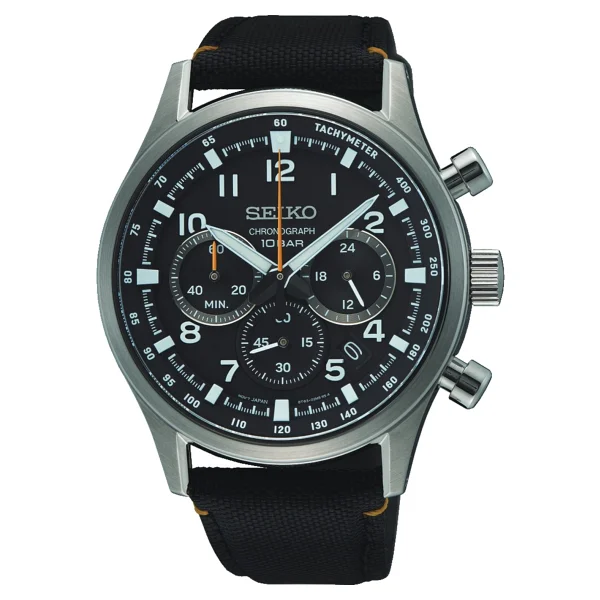 Seiko Chronograph Ssb449 Kumaş Kordon Erkek Kol Saati - Görsel 5